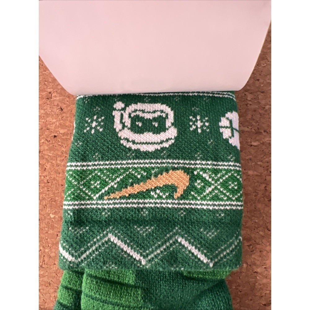 Nike Elite Crew Socks Santa 1 Pair Size Mens 6-8; Wmns 6-10; Youth 5Y-7Y - Picture 4 of 8